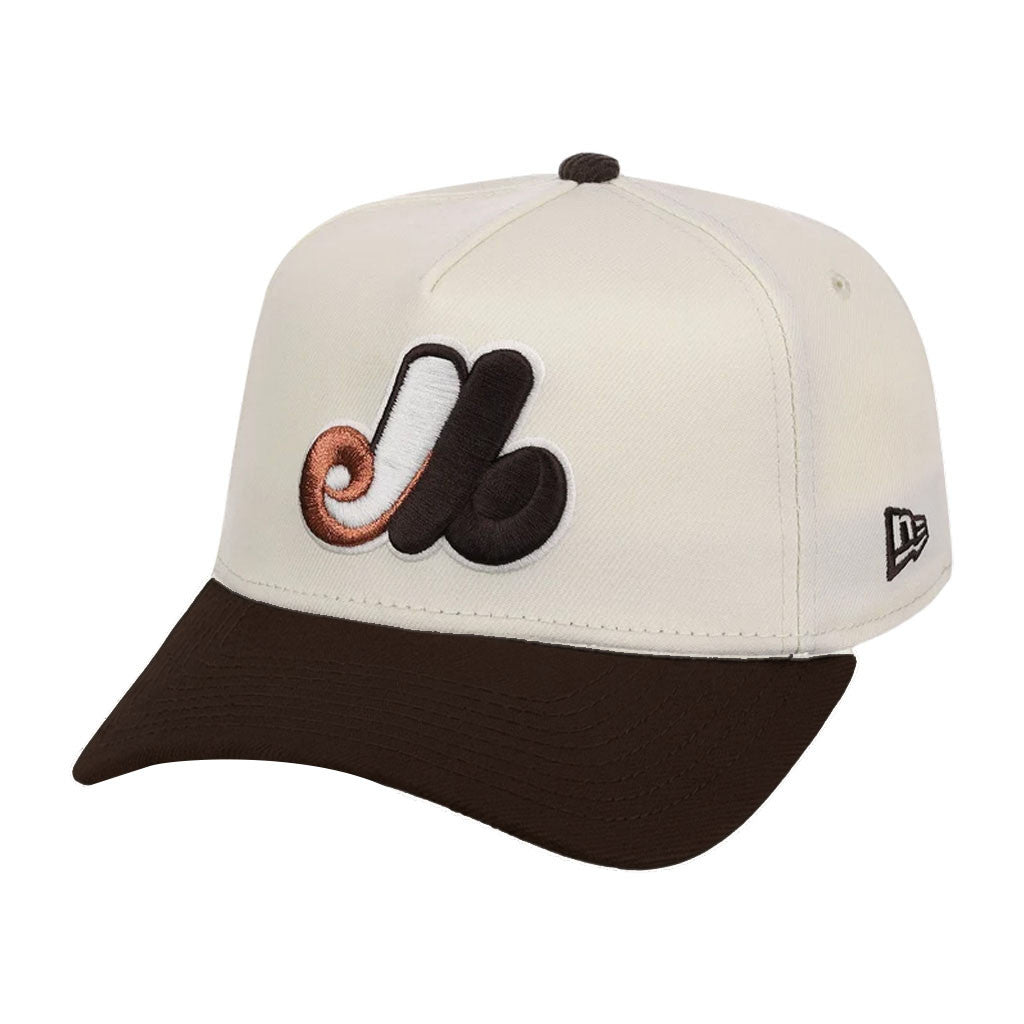 Lids Hat Drop Merch Montreal Expos Chrome Walnut Hat Embroidered Baseball Lover Gift Ideas - Merchluma