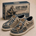 Kurt Cobain Aberdeen Grunge Legacy Hey Dude Shoes 2026 Kurt Cobain Merch Gifts For Fans - Merchluma