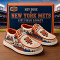 New York Mets Citi Field Legacy Hey Dude Shoes NY Mets Merch 2026 Gift For Baseball Lover - Merchluma