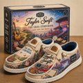 TS The Eras Storybook 2026 Hey Dude Shoes Swifties Merch Gifts Ideas For Music Lovers - Merchluma