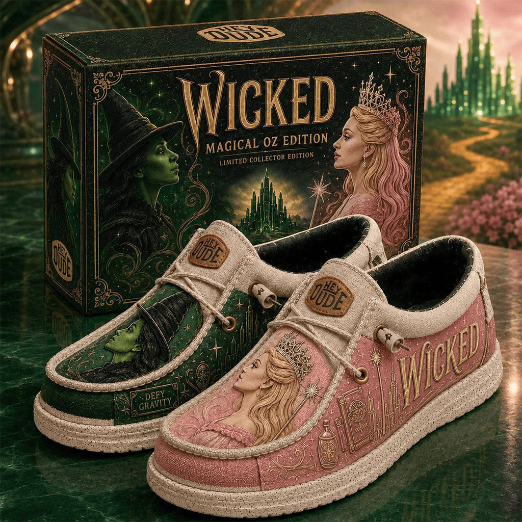 Wicked Musical Oz Hey Dude Shoes Wicked Merch Musical Movie Fan Gear Gifts For Sisters - Merchluma