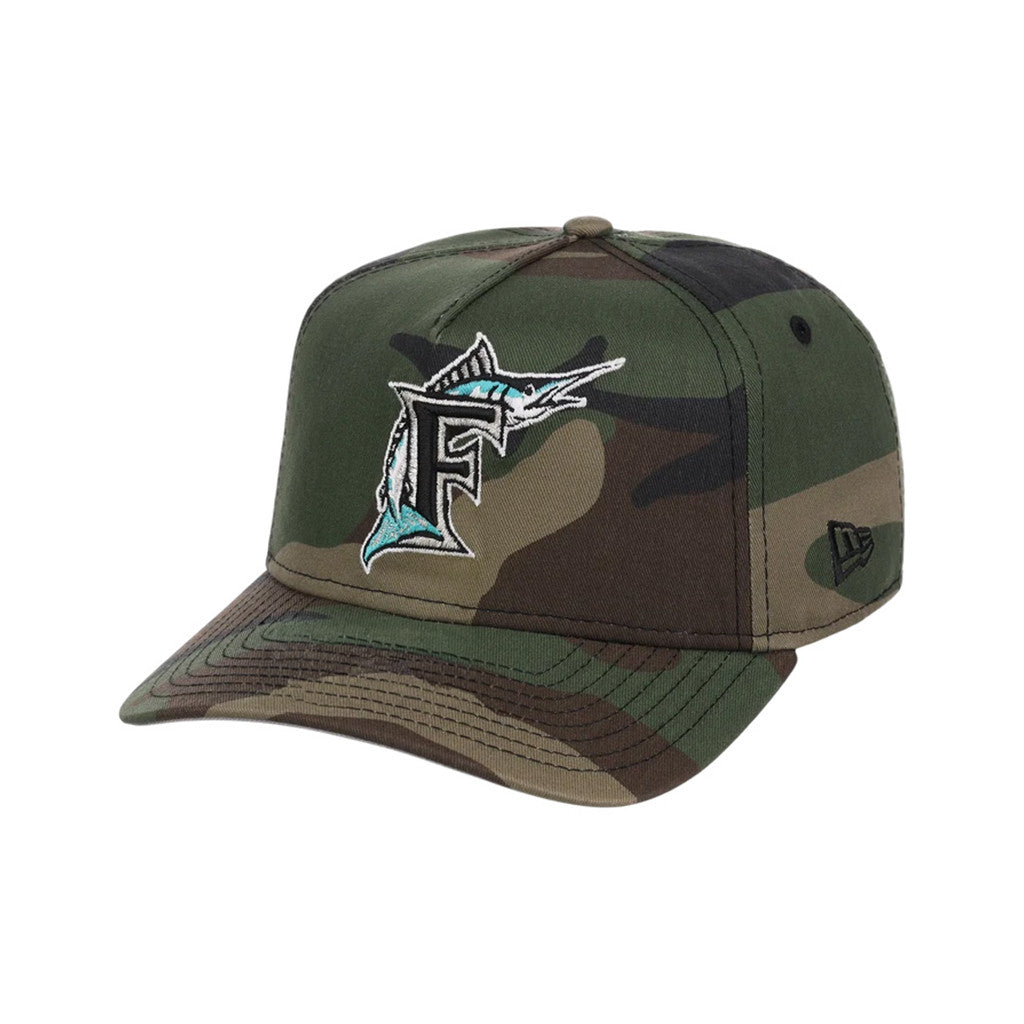 Lids Hat Drop Merch Miami Marlins Tactical Woodland Hat Embroidered Present For Husband - Merchluma