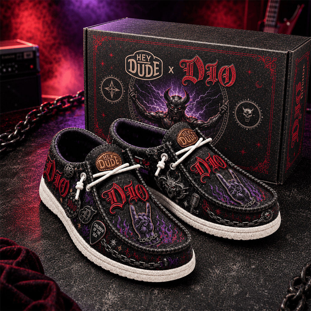 Dio 2026 Children Of The Sea Hey Dude Shoes Heavy Metal Band Fan Merch Gifts For Dudes - Merchluma