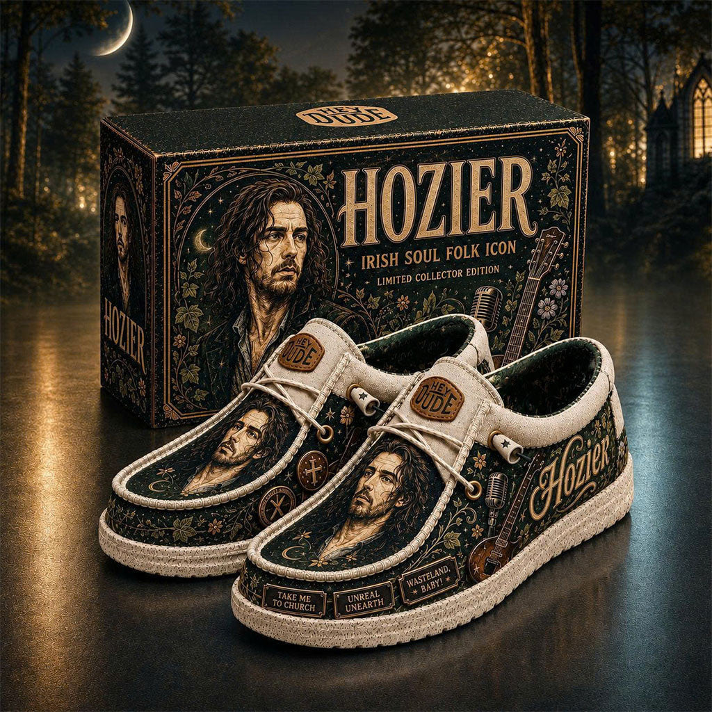 Hozier Irish Soul Folk Icon Hey Dude Shoes Hozier Merch Music Related Gifts For Guys - Merchluma