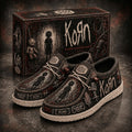 Korn Hey Dude Shoes 2026 Nu Metal Loafers Korn Merch Best Gifts For Band Fans - Merchluma
