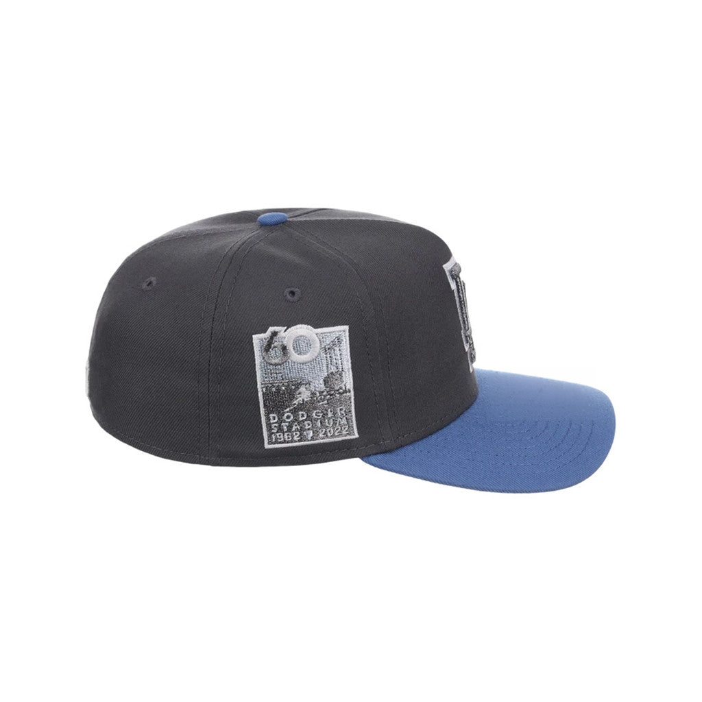 Lids Hat Drop Merch Los Angeles Dodgers Indigo Steel Hat Embroidered Dodgers Merch Gifts For Him - Merchluma
