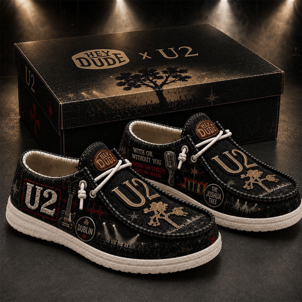 U2 The Joshua Tree 2026 Hey Dude Shoes U2 Merch Present For Rock Band Fans - Merchluma