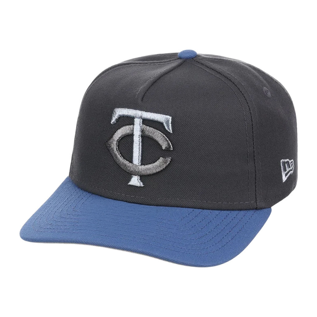 Lids Hat Drop Merch Minnesota Twins Indigo Steel Hat Embroidered Twins Merch Gifts For Dudes - Merchluma