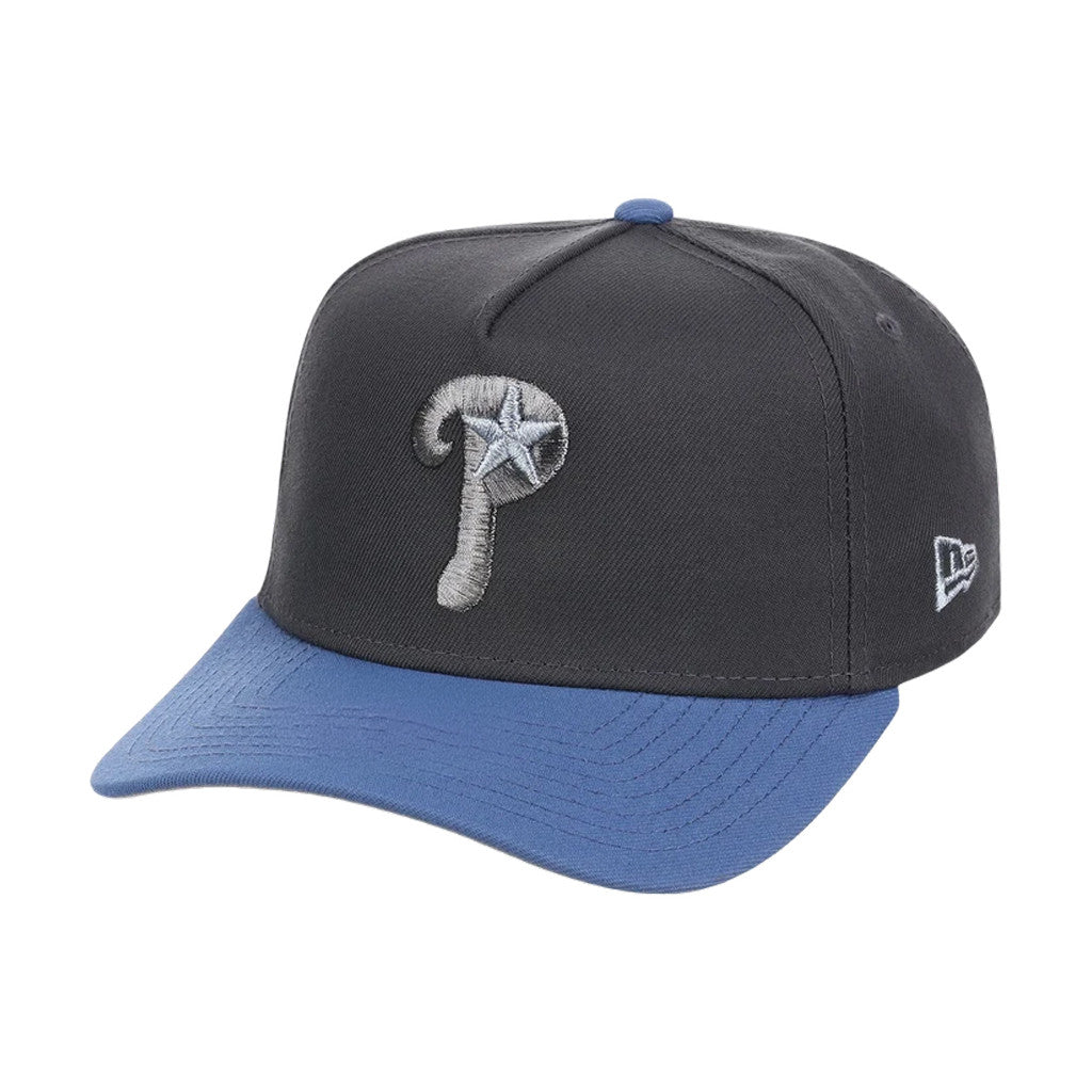 Lids Hat Drop Merch Philadelphia Phillies Indigo Steel Hat Embroidered Phillies Merch Gifts - Merchluma