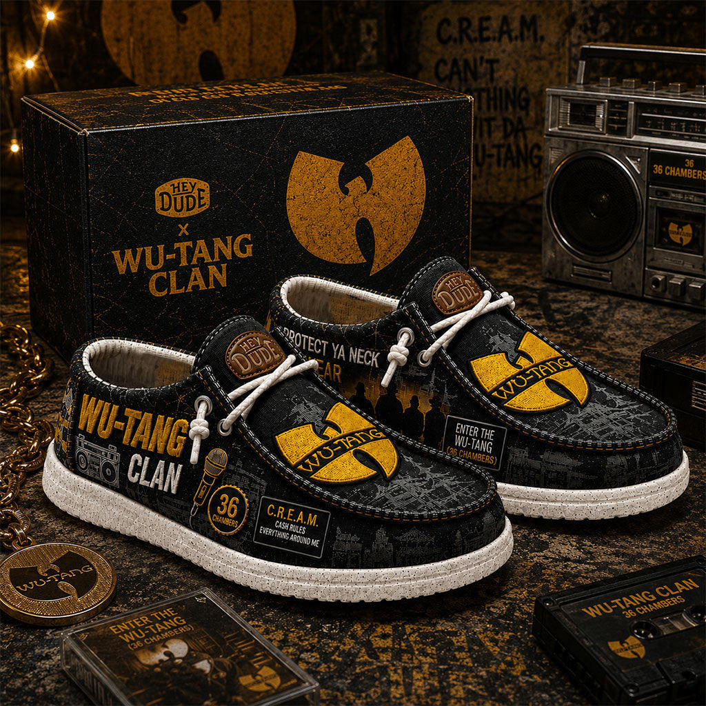 Wu-Tang Clan 36 Chambers Hey Dude Shoes 2026 Wu-Tang Clan Merch Hip Hop Lover Gifts - Merchluma