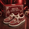 Delta Sigma Theta Since 1913 Hey Dude Shoes DST Sorority Merch Present For Sisters - Merchluma