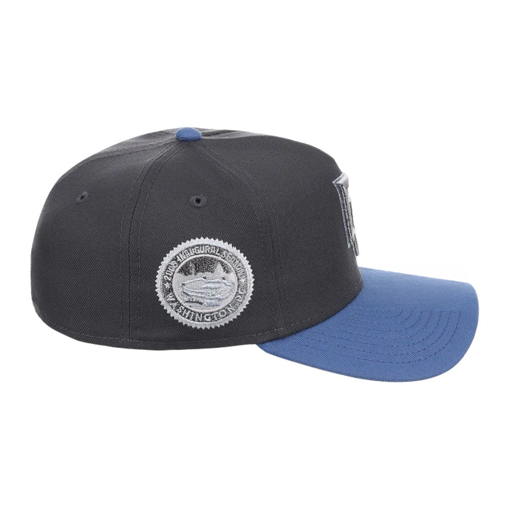 Lids Hat Drop Merch Washington Nationals Indigo Steel Hat Embroidered Nationals Merch Gifts - Merchluma