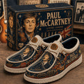 Paul McCartney Living Legend Hey Dude Shoes The Beatles Paul McCartney Merch Gift For Music Fan - Merchluma