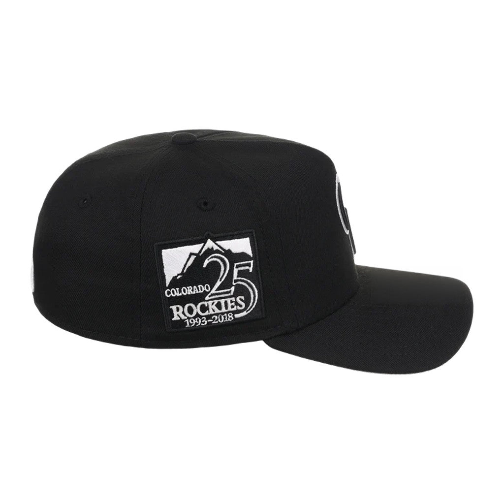 Lids Hat Drop Merch Colorado Rockies Core Contrast Hat Black Embroidered Rockies Merch Gifts - Merchluma