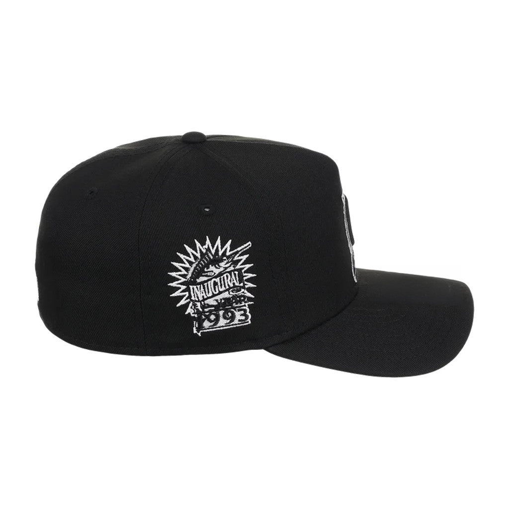Lids Hat Drop Merch Miami Marlins Core Contrast Hat Black Embroidered Marlins Merch Dad Gifts - Merchluma