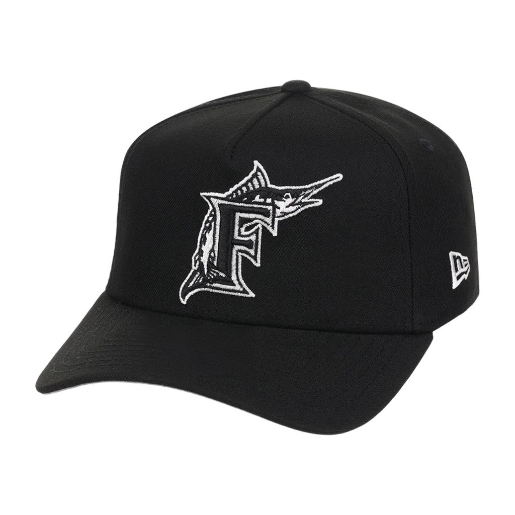 Lids Hat Drop Merch Miami Marlins Core Contrast Hat Black Embroidered Marlins Merch Dad Gifts - Merchluma