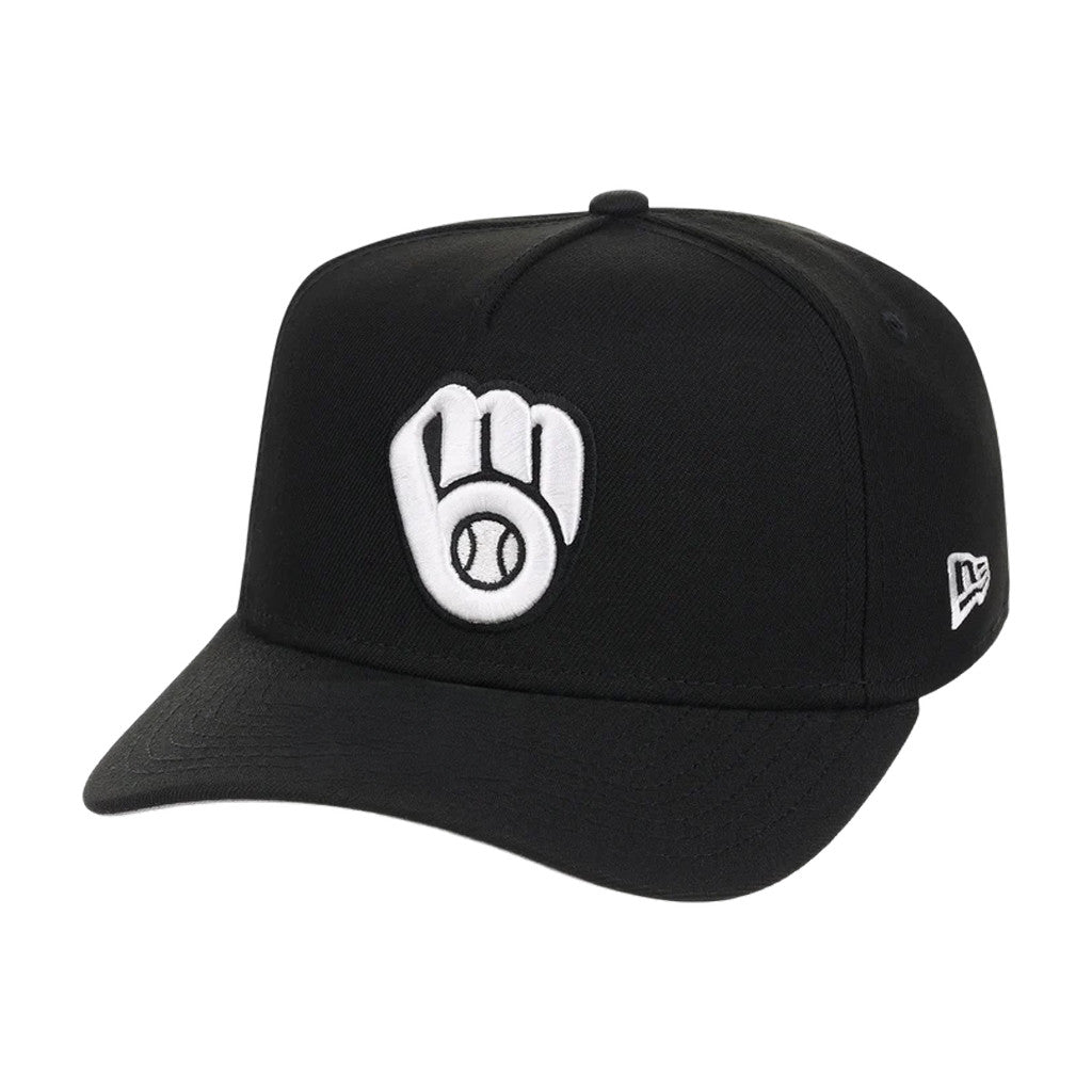 Lids Hat Drop Merch Milwaukee Brewers Core Contrast Hat Black Embroidered Brewers Merch Gifts - Merchluma