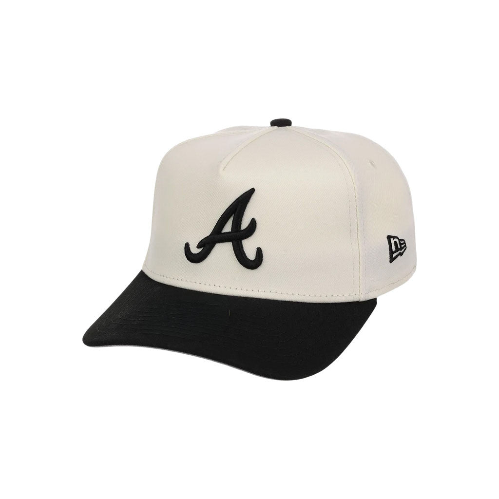 Lids Hat Drop Merch Atlanta Braves Heritage Chrome Hat Embroidered Gifts For Baseball Fans - Merchluma