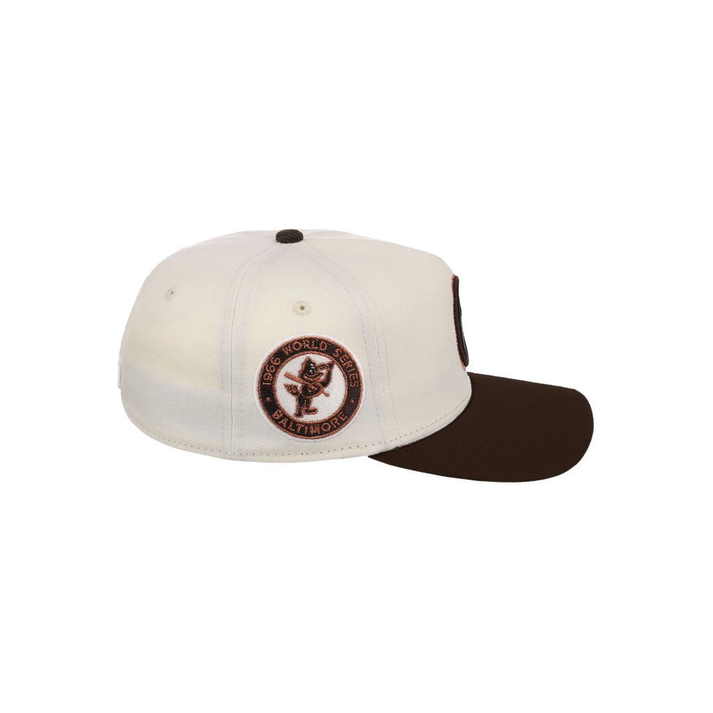 Lids Hat Drop Merch Baltimore Orioles Chrome Walnut Hat Embroidered Baseball Enthusiast Gifts - Merchluma