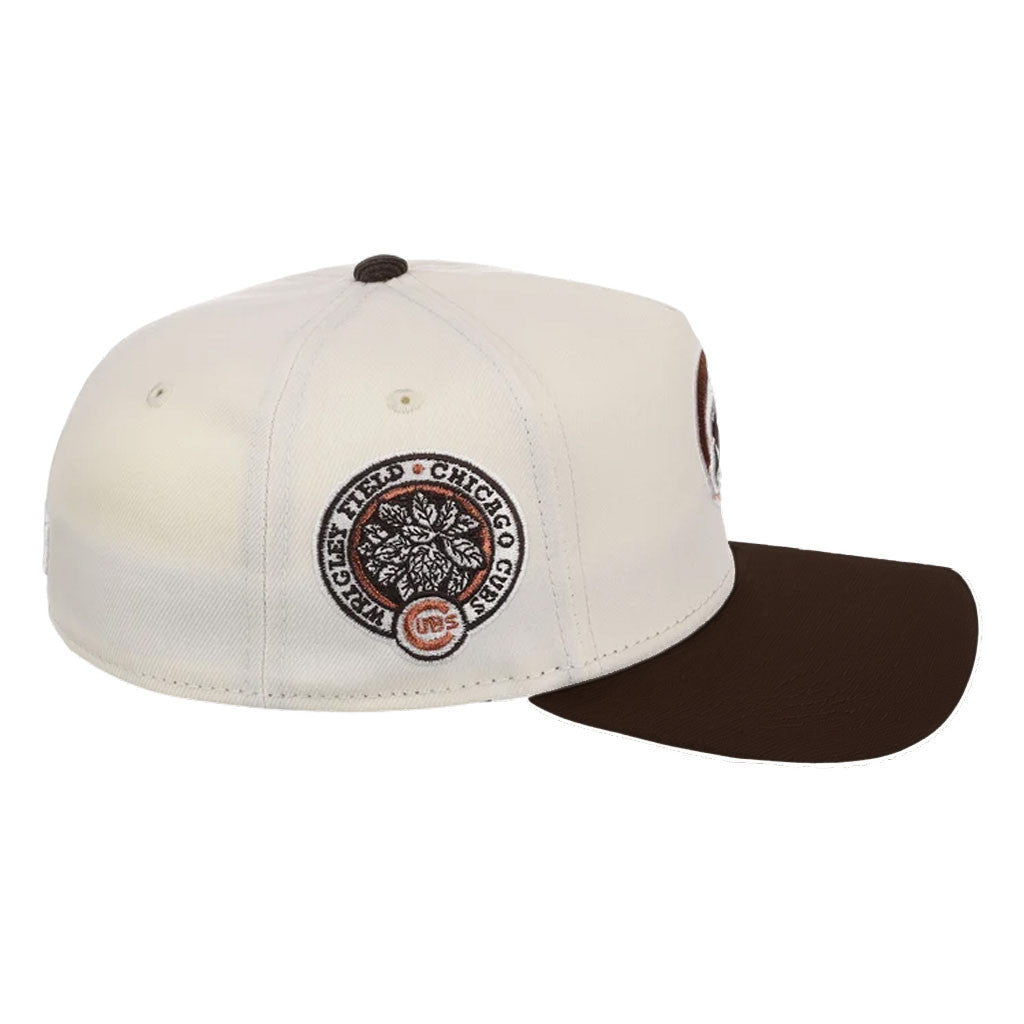 Lids Hat Drop Merch Chicago Cubs Chrome Walnut Hat Embroidered Presents For Baseball Lovers - Merchluma