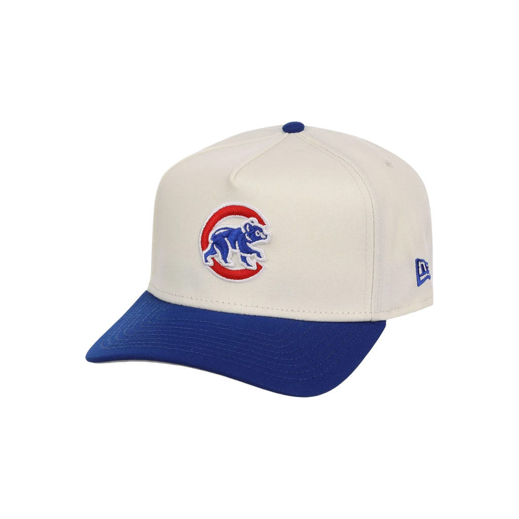 Lids Hat Drop Merch Chicago Cubs Heritage Chrome Hat Royal And Natural Embroidered Cap Fan Gift - Merchluma