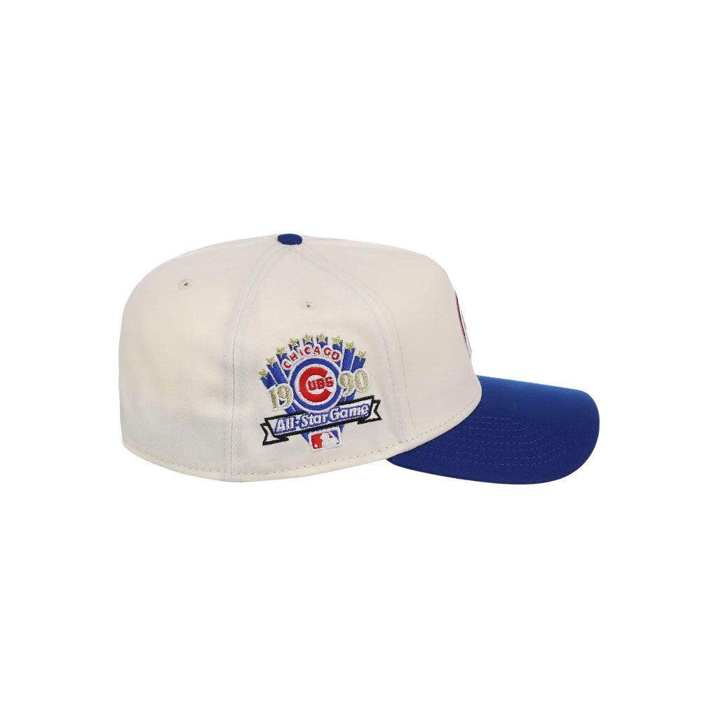 Lids Hat Drop Merch Chicago Cubs Heritage Chrome Hat Royal And Natural Embroidered Cap Fan Gift - Merchluma