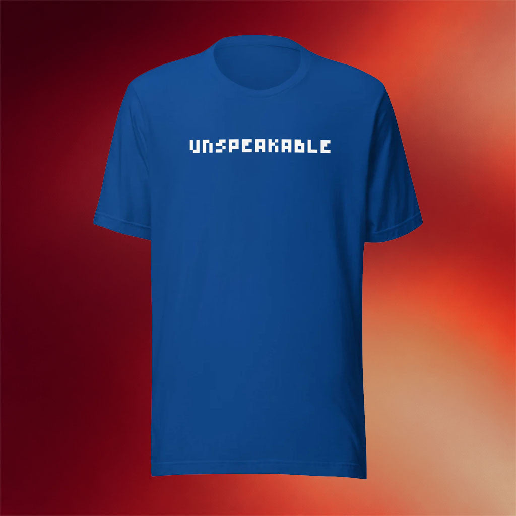 Unspeakable Merch 2026 Pixel T-Shirt Unspeakable Shirt Gift Ideas For Brothers - Merchluma