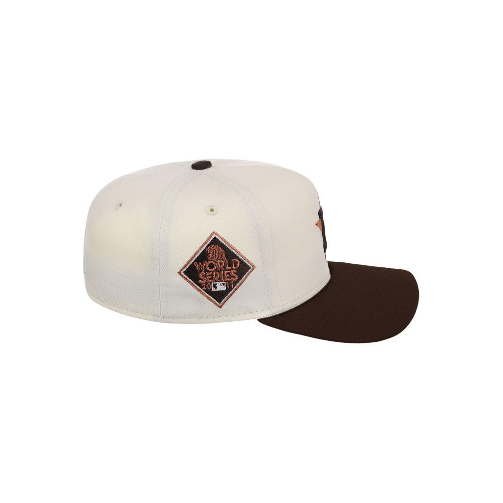 Lids Hat Drop Merch Houston Astros Chrome Walnut Hat Embroidered Baseball Lover Gift Ideas - Merchluma