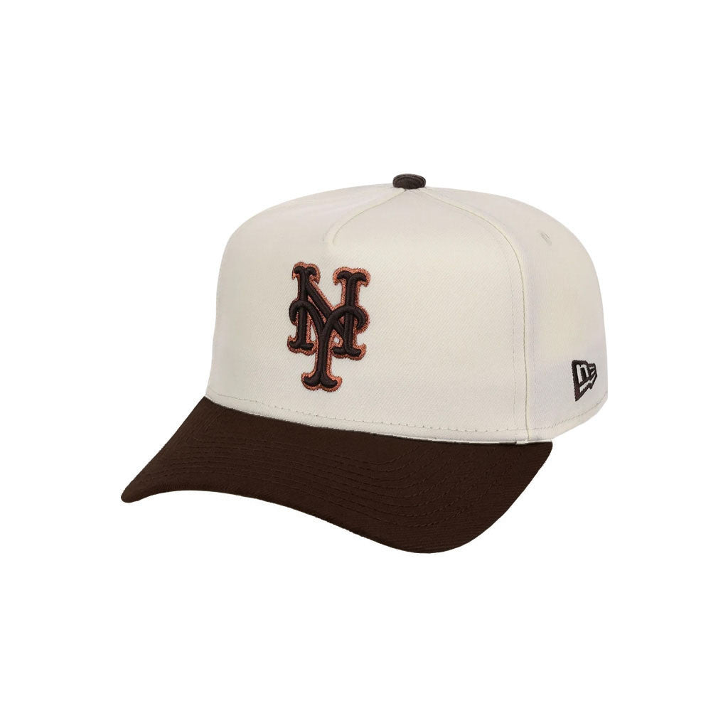 Lids Hat Drop Merch New York Mets Chrome Walnut Hat Embroidered Gift Ideas For Fans - Merchluma