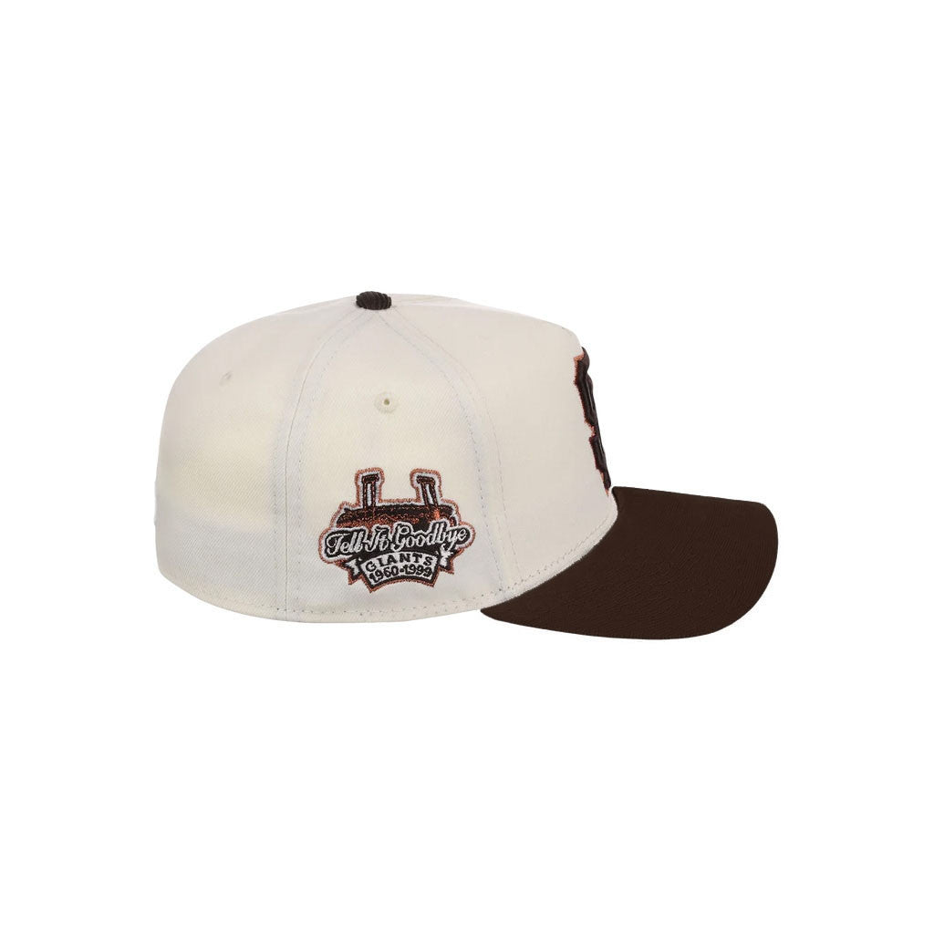 Lids Hat Drop Merch San Francisco Giants Chrome Walnut Hat Embroidered Gifts For Son - Merchluma