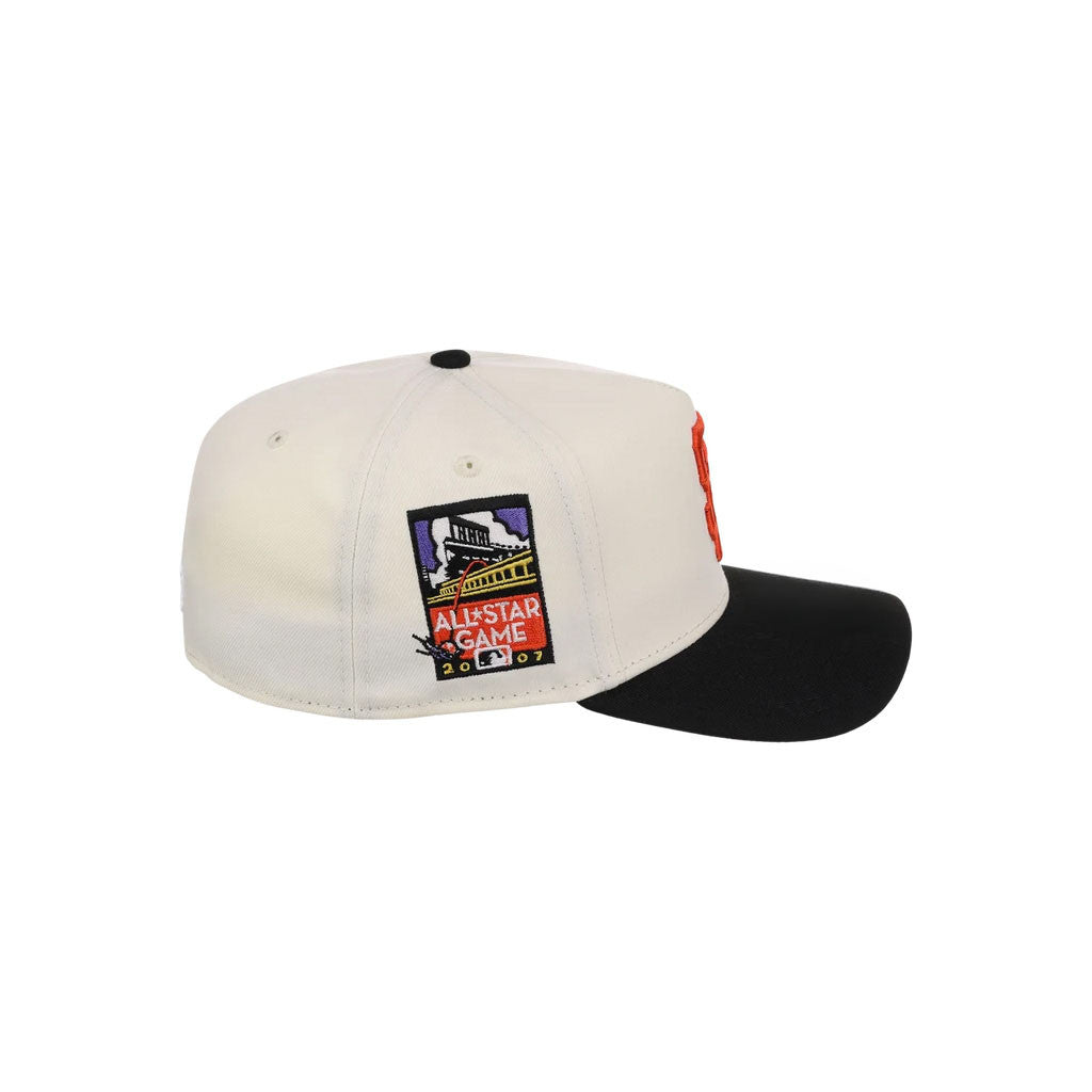 Lids Hat Drop Merch San Francisco Giants Heritage Chrome Hat Embroidered Gifts For Friends - Merchluma