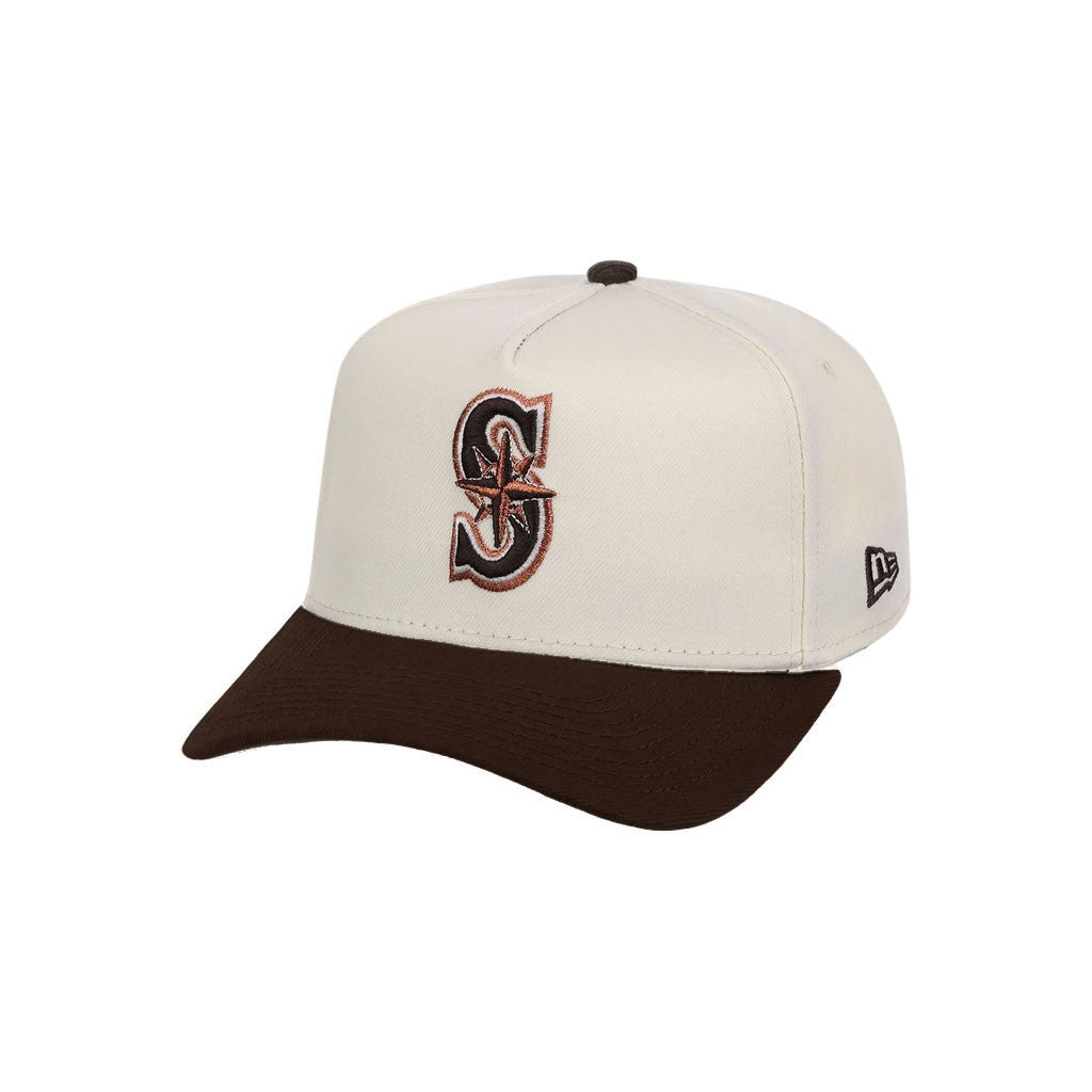 Lids Hat Drop Merch Seattle Mariners Chrome Walnut Hat Embroidered Gifts For Boyfriend - Merchluma