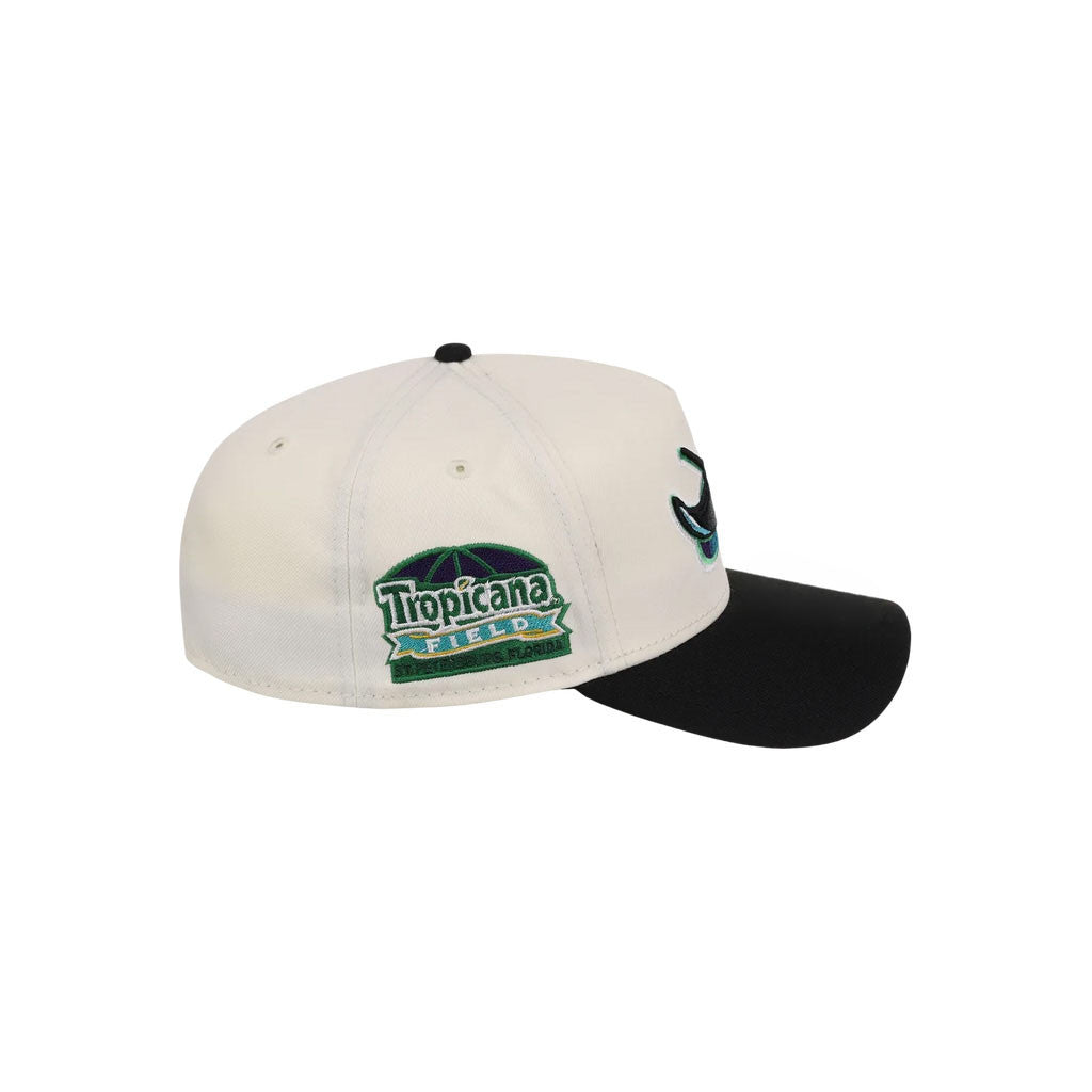 Lids Hat Drop Merch Tampa Bay Rays Heritage Chrome Hat Embroidered Present For Him - Merchluma