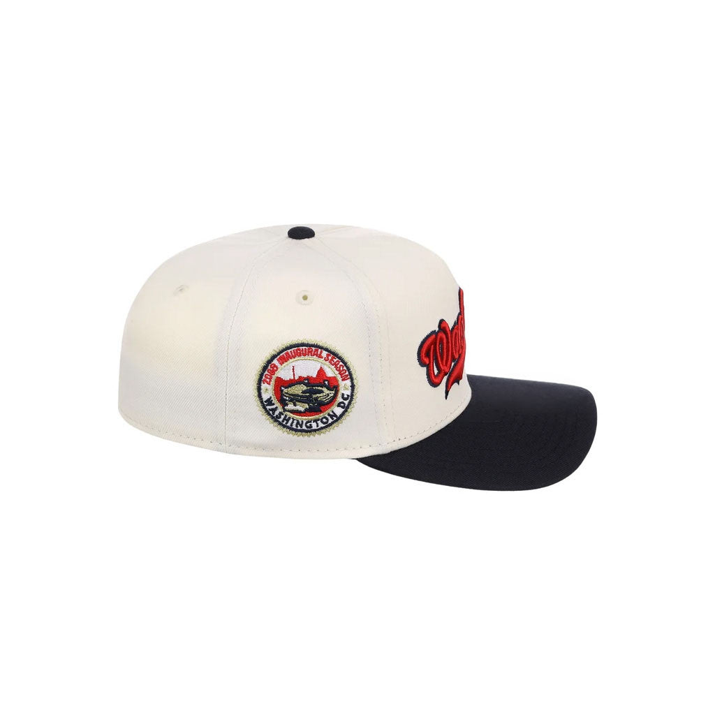 Lids Hat Drop Merch Washington Nationals Heritage Chrome Hat Embroidered Present For Dad - Merchluma
