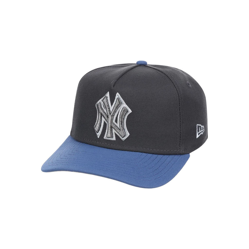 Lids Hat Drop Merch New York Yankees Indigo Steel Hat Embroidered Gift Ideas For Baseball Fans - Merchluma