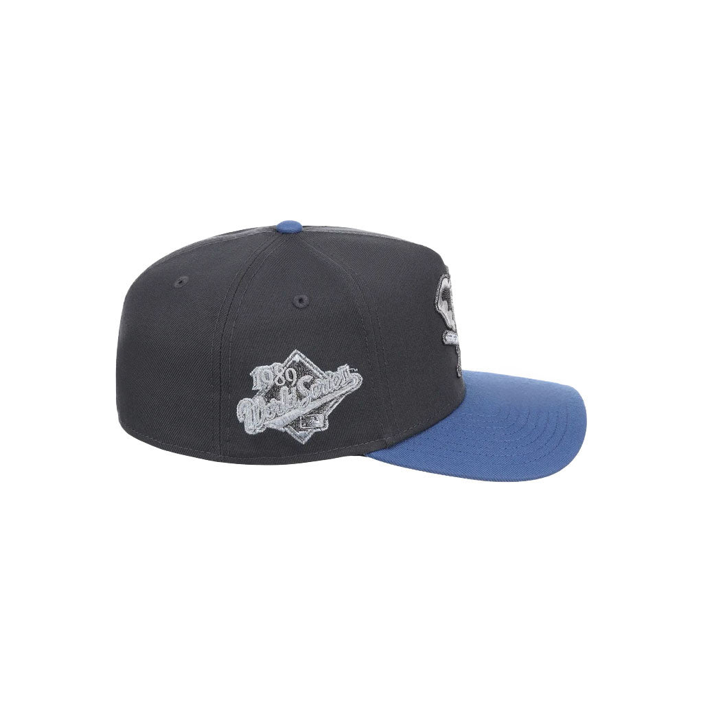 Lids Hat Drop Merch Oakland Athletics Indigo Steel Hat Embroidered Baseball Lover Gift Ideas - Merchluma