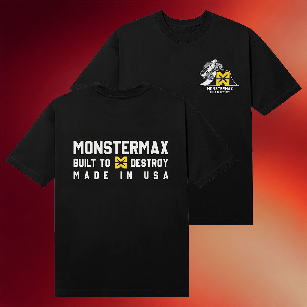 WhistlinDiesel Merch 2026 Monstermax Jump Black T-Shirt Birthday Gift Ideas For Husband - Merchluma