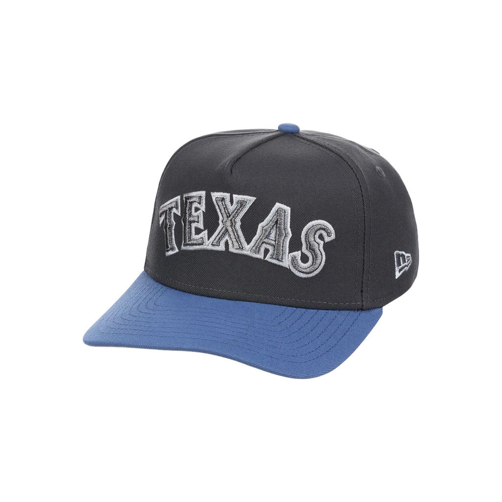 Lids Hat Drop Merch Texas Rangers Indigo Steel Hat Embroidered Presents For Baseball Lovers - Merchluma