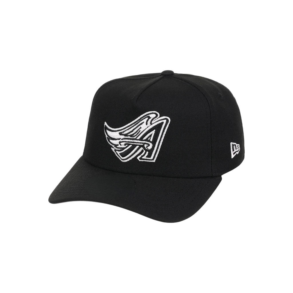 Lids Hat Drop Merch Anaheim Angels Core Contrast Hat Black Embroidered Angels Merch Dad Gifts - Merchluma