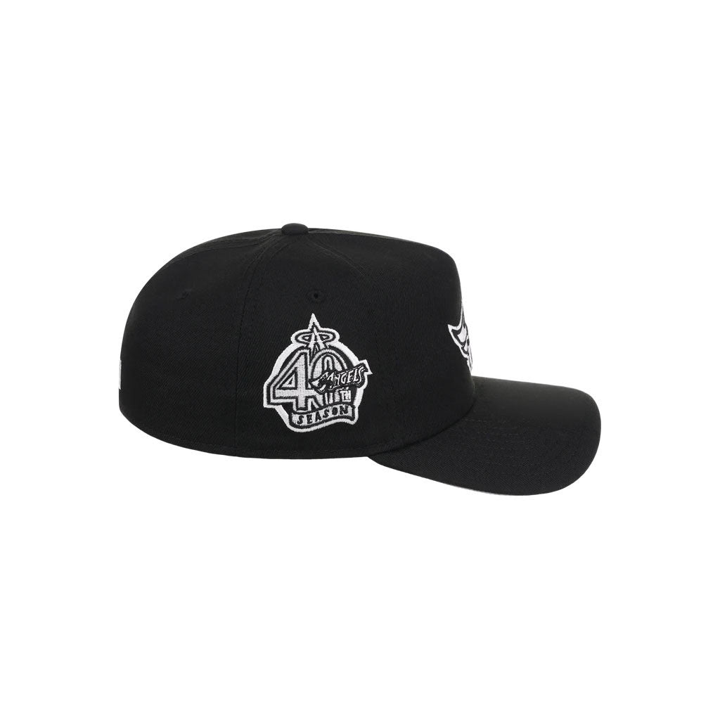 Lids Hat Drop Merch Anaheim Angels Core Contrast Hat Black Embroidered Angels Merch Dad Gifts - Merchluma