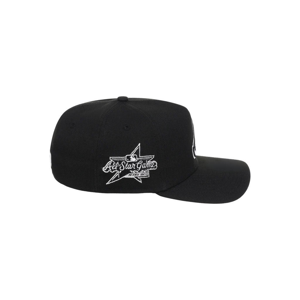 Lids Hat Drop Merch Atlanta Braves Core Contrast Hat Black Embroidered Braves Merch Son Gifts - Merchluma