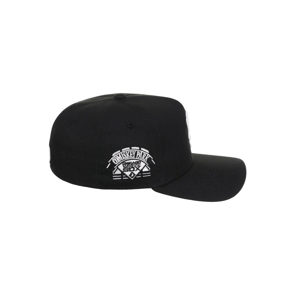 Lids Hat Drop Merch Chicago White Sox Core Contrast Hat Black Embroidered White Sox Merch Gifts - Merchluma