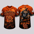 Kentucky Wildcats Haunted Night Halloween Baseball Jersey Kentucky Wildcats Merch Fan Gifts - Merchluma