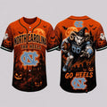 North Carolina Tar Heels 2026 Haunted Night Halloween Baseball Jersey Tar Heels Merch Fan Gifts - Merchluma