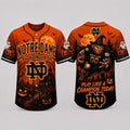 Notre Dame Fighting Irish 2026 Haunted Night Halloween Baseball Jersey Notre Dame Merch Gifts - Merchluma