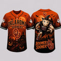 Oklahoma Sooners 2026 Haunted Night Halloween Baseball Jersey Sooners Merch Football Lover Gift - Merchluma