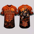 Texas A And M Aggies 2026 Haunted Night Halloween Baseball Jersey Aggies Merch Spooky Gifts - Merchluma
