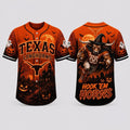 Texas Longhorns 2026 Haunted Night Halloween Baseball Jersey Texas Longhorns Merch Fan Gear - Merchluma