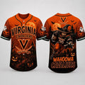 Virginia Cavaliers 2026 Haunted Night Halloween Baseball Jersey Virginia Cavaliers Merch - Merchluma
