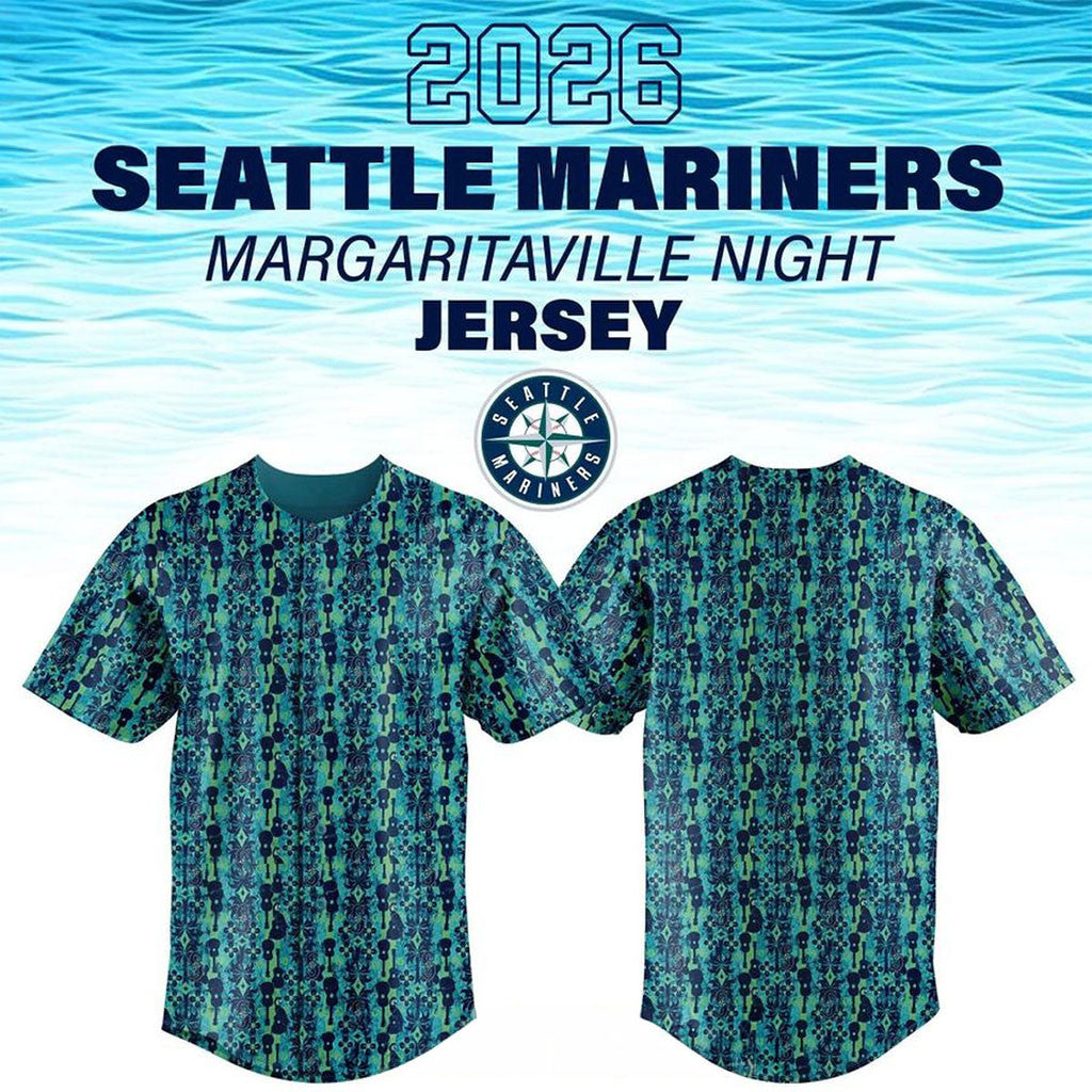 Seattle Mariners Margaritaville Night 2026 Baseball Jersey Seattle Mariners Merch Gift For Fans - Merchluma